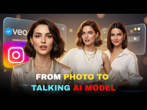 How to Turn Your AI Influencer into a Talking Virtual Model using VEO 3 Full Tutorial