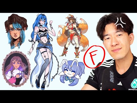 PRO ARTIST GRADES YOUR CHARACTER DESIGNS  🥀 2