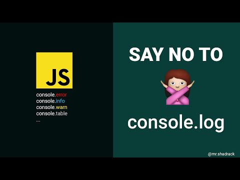 Advanced JavaScript console methods you should know