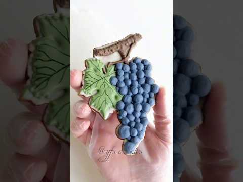 🍇Satisfying fruits cookie decorating #cookiedecorating #royalicing #cookies