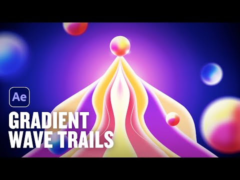 Gradient Wave Trails in After Effects | Animation Tutorial | Motion Circles