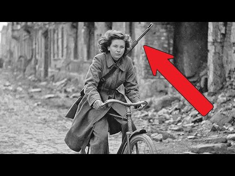 他們起初只把她當成一個14歲的女孩——直到她騎著自行車幹掉了德國士兵，過程驚人...