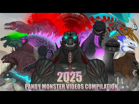 MONSTER BATTLE 2025 | Godzilla Kaiju Compilation Videos || PANDY CARTOON ANIMATION