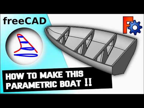 EASIEST Boat Build in FreeCAD! Unleashing the Magic of Curved Shapes Workbench