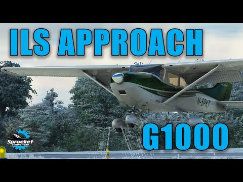 MSFS G1000 Capturing an ILS