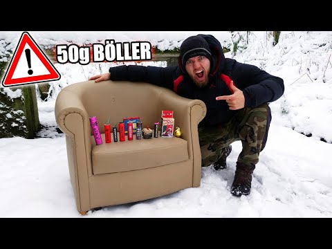 How many firecrackers will this chair survive? - Experiment (reupload)