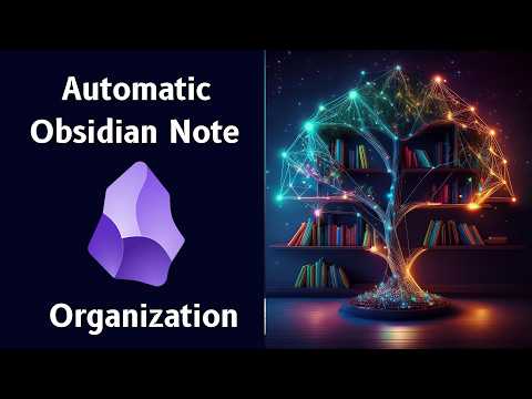 How I Automatically Organize My Obsidian Vault 📥 (Smart Inbox & Index)