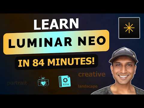 Luminar Neo Tutorial for Beginners 🧡 2025 CREATIVE AI PHOTOGRAPHY