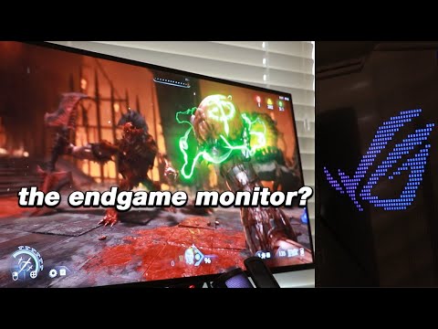 the best gaming monitor there is right now | Asus ROG Swift OLED PG27AQDP Review