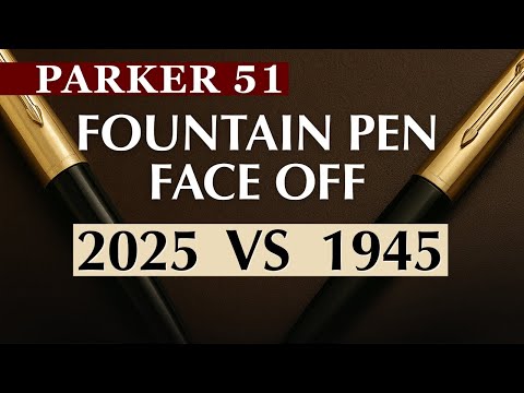 Parker 51 Fountain Pen Review: Vintage vs New Modern Re Release