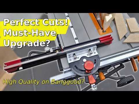 The BEST Mitre Gauge for Your Table Saw? High-Quality Upgrade from Banggood!