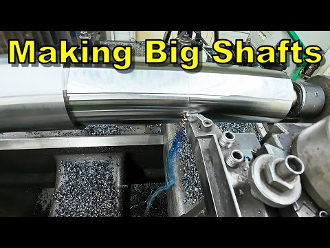 How To Machine Large Idler Shafts For Industrial Sprockets | Manual Machining