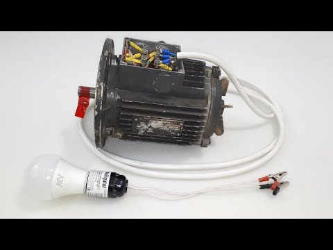 Трехфазный электродвигатель. Как определить начало и конец обмоток. МЕТОД "ТЫКА"