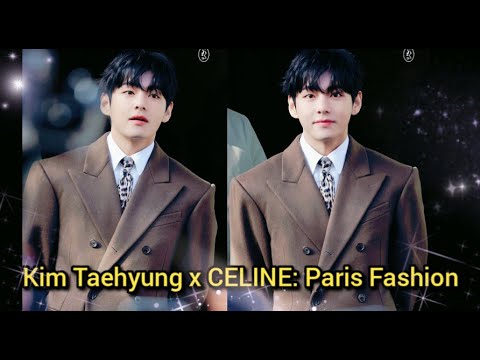 Kim Taehyung attended the CELINE Fashion Show in Paris on October 5, 2025