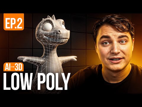 Ep.2 Mesh Optimization (Retopology) - From AI to Game-ready