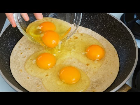 Bolje od pizze! Samo izlijte jaja na tortilju i bit ćete zadivljeni