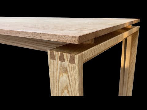 DIY oak table / best woodworking joint / woodworking joint for tables / woodworking