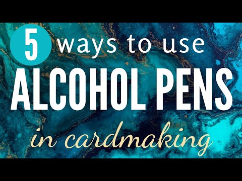 5 Totally NOT Usual Ways to Use Alcohol Pens in Cardmaking!