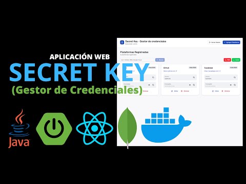 "Secret Key v1" - Aplicación Web de Gestión de Credenciales | Backend & Frontend