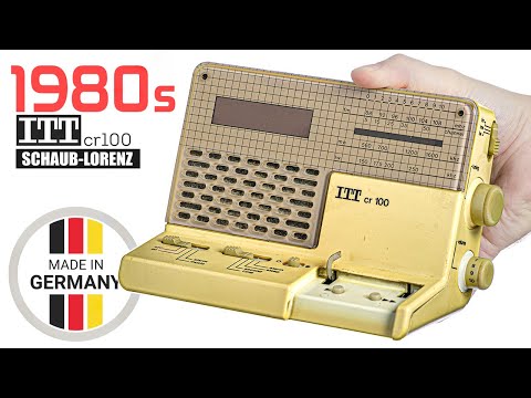 1980s ⚙️ VINTAGE Clock Radio ⏰ RESTORATION | ITT CR 100 Schaub Lorenz 📻 Time from the Past