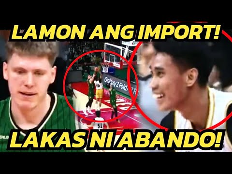 WOW! Ganto "INASAR" ni RHENZ ABANDO ang IMPORT ng KALABAN! ! Di nakapalag kay LAKAY! LAKAS ni ABANDO