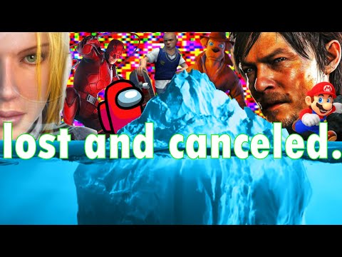 the Lost and canceled games Iceberg