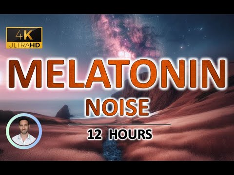 Calming Melatonin Noise for Rapid Deep Sleep | 12 Hours | BLACK SCREEN | Tinnitus & Anxiety Relief