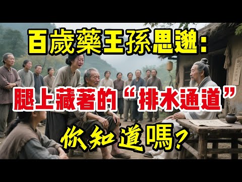 百歲藥王孫思邈：腿上藏著的“排水通道”，你知道嗎？現代人身體沉重的真相，終於曝光！|養生|健康人生|老年健康|打坐冥想|道家|佛教 |修心修行|禪悟人生 |南無阿彌陀佛|談佛道安