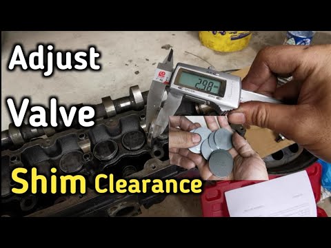 Cara Adjust shim valve clearance | 1HDT