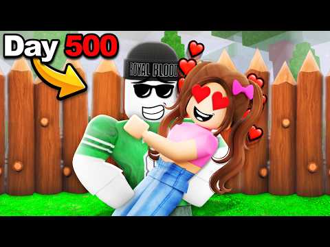 My CRUSH Asked Me To Carry Her To Day 99... So I Carried Her To Day 500! (99 Nights In The Forest)