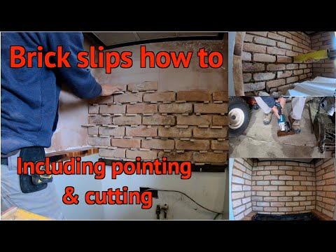 How to install brick slips