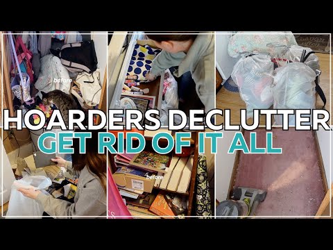 HOARDERS Extreme Declutter / THROWING EVERYTHING OUT 2025 / Decluttering, Organizing, & Cleaning!