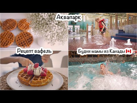Будни мамы из Канады🇨🇦Рецепт вафель🧇Аквапарк🌊Шопинг по дороге🛍