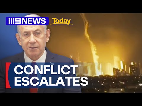 Iran launches strikes on Israel after attacks on nuclear sites | 9 News Australia