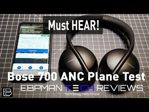 My First Flight with the Bose 700 Active Noise Cancelling Headphones | Real ANC Cabin Test!