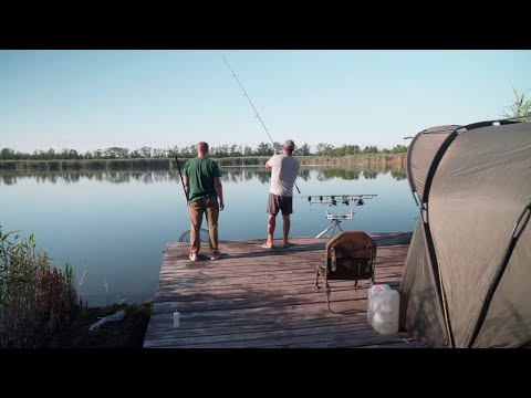 АДСКАЯ ЖАРА И ЛОВЛЯ КАРПА НА ДАЛЬНИХ ДИСТАНЦИЯХ 170м+. СПОРТИВНЫЙ КАРПФИШИНГ В КАНЕВСКОМ