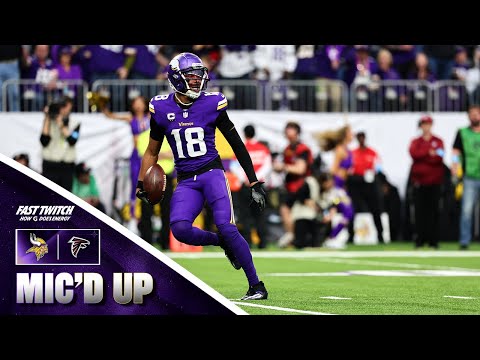 Justin Jefferson Mic'd Up During Minnesota Vikings Win Over Atlanta Falcons