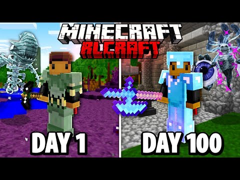 I Spent 100 days in NEW RLCRAFT.. Here's What Happened..