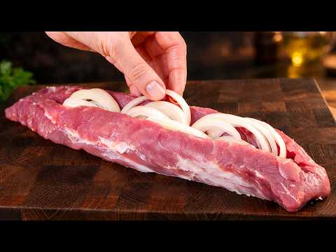 Bacon-Schweinefilet zum Verlieben 🥓🔥 Einfaches Ofenrezept mit Champignons & Kartoffeln