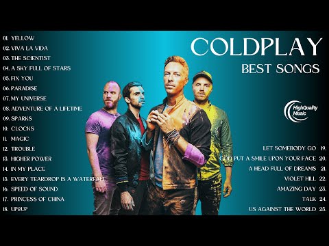 Coldplay Playlist 2024 Best Songs ⭐️ ~ Greatest Hits Album 💥 ~ Coldplay Top 25 Songs 2024 ⭐️