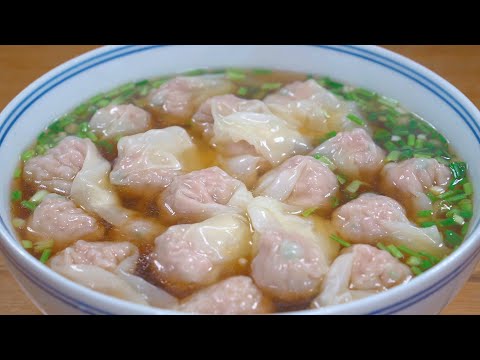 為什麼你做的混沌像吃餃子呢，原來方法錯了，教你正宗紗線混沌餡調製方法，學會直接去開早餐店，香#like #美食教程 #delicious #food