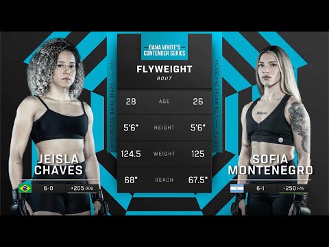 #DWCS Pelea Gratis: Jeisla Chaves vs Sofía Montenegro