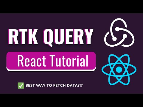 RTK Query Tutorial - How to Fetch Data With Redux Toolkit Query | React Beginners Tutorial
