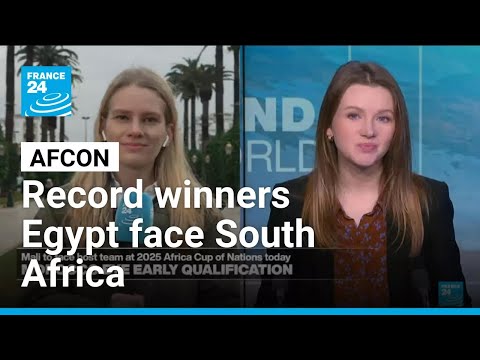 2025 Afcon: Record winners Egypt face South Africa • FRANCE 24 English