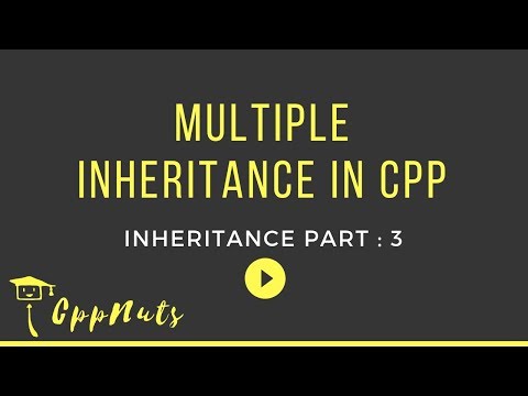 Multiple Inheritance In C++