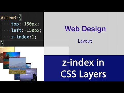 z-index in CSS - How to re-order layers in your HTML