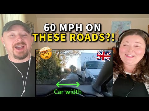 Americans React: Driving FAST on Britain's Narrow Country Roads!