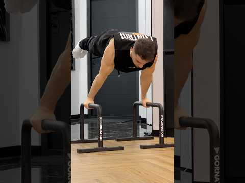 Planche Push Ups Combo on the Parallettes