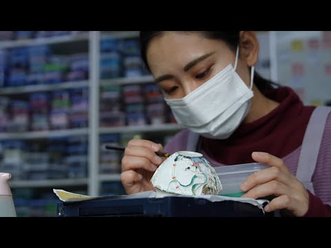 0.075mmのシルバーワイヤーで酒器を作るプロセス