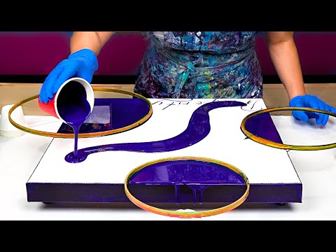 Let’s Start CREATIVE Year!😉 BEST Painting Ideas, Techniques &Tools | Canvas Painting Acrylic Pouring